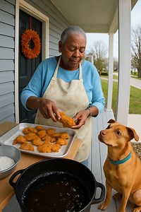 135K views · 1.5K reactions | Grandma outside frying chicken… and the dog said “that’s mine now”  This porch moment is TOO funny! Daily AI-generated comedy moments on AllStar Compilations ❤️ AI Disclaimer: This reel is AI-generated for entertainment only. No real people or animals were involved. #friedchicken #grandma #funnyreels #dogreels #allstarcompilations #aireelism #porchcam #viralreels #reelsfunny #ai | AllStar Compilations | Facebook