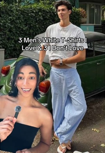 Stylish Men's White T-Shirts for Spring 2025