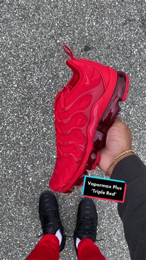 Nike Air Vapormax Plus 'Triple Red' Sneaker Review