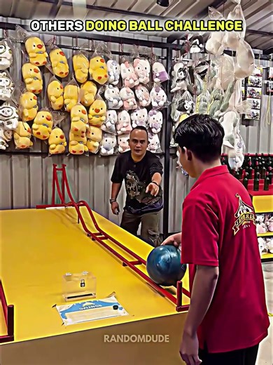 Normal throw VS King of ball challenge