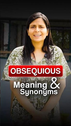 Obsequious – Meaning & Synonyms in English | Vocabulary for SSC, IBPS, SBI, UPSC | Nimisha Bansal