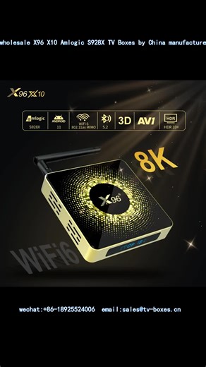 X96 X10 Amlogic S928X Android TV by China Manufacturer