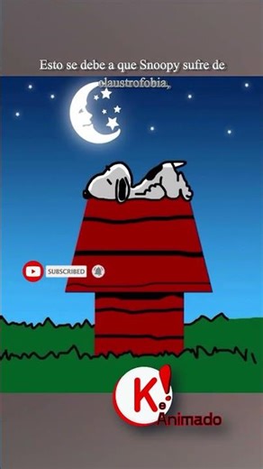 ¿POR que SNOOPY DUERME ENCIMA de su CASA? #snoopy #shorts