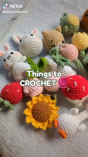 Knot and Thread on Instagram: "🧶✨ Need some cute crochet inspo? Here are a few adorable ideas you can make anytime — quick, easy, and perfect for beginners 💕 Save this for your next crochet session! #crochet #crochettutorial #cutecrochet #easycrochet #crochetideas #crochetforbeginners #crochetinspo #crochetcommunity #crochetlove #diycrochet #smallcrochetprojects #crochettrend #crochetvideo #crochetshorts #handmadeaesthetic #knotandthread"