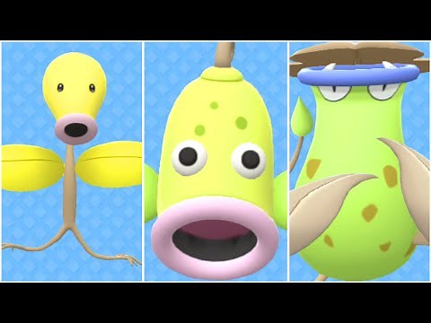 FULL BELLSPROUT EVOLUTION TEAM! Shiny Bellsprout, Shiny Weepinbell, Shiny Victreebel