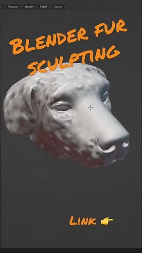 #blender fur sculpting