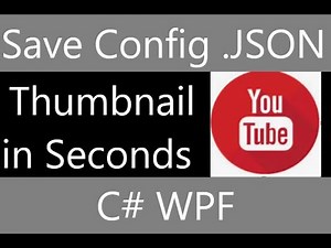 Save config file to .JSON file