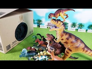 Dinosaurs will go home | Dinosaurs for kids 恐竜のおもちゃが家に帰るよ！すぽすぽ動画 子供向け dinosaur toys【toytube japan】