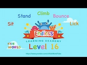 Endless Academy Lv 16, Best English Word Definition: Sit, Stand, Climb, Bounce, Lick