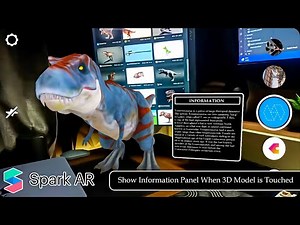 How To Show Information When Object is Touched | Spark AR Tutorial