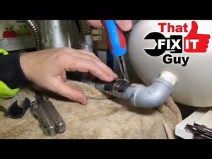 FAST AND EASY FIX FOR A WATER PIPE LEAK! A water leak can do a lot of damage really fast. This is a quick fix plumbing repair. A hose clamp, gasket material or a piece of old hose and a couple tools and your leak will be stopped fast! Subscribe here : https://www.youtube.com/channel/UCPP-EQUUDq_M_AuLrEH8LTQ?sub_confirmation=1 6 in 1 screwdriver: https://amzn.to/3dD5ZWs Leatherman Charge plus link: https://amzn.to/2Y4MYqi Hose clamp link: https://amzn.to/2Hx5B0H (Various sizes) Rubber gasket mate