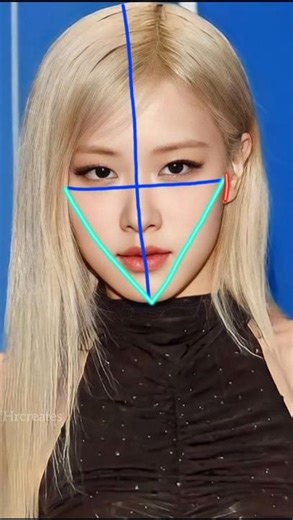 How to draw Rose from blackpink ✨#ytshorts #tutorial