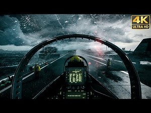 Battlefield 3 - Fighter Jet Mission (No HUD) 4K 60FPS