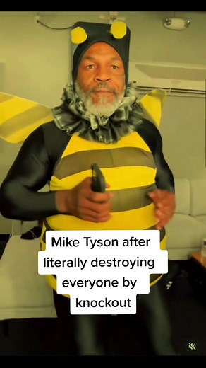 Mike Tyson Bee Costume Dance