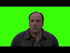 Tony Soprano walking (Green Screen)