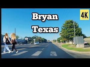 Bryan Texas || Driving Tour 4K 60fps
