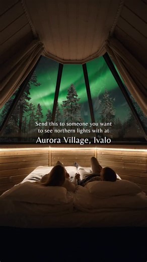 Glass Igloo Hotel Resort in Ivalo, Lapland on Instagram: "Everyone needs to experience northern lights at least once in their lives in Lapland 💚 📸 Created by @jumimedia _______________________________ Aurora Village Ivalo | Best Lapland Hotel | Glass Igloo Hotel in Lapland | Finnish Lapland | Best Northern Lights Hotel | Europe Winter Hotel | Best Winter Hotel | Lapland Bucketlist | Winter Trip | Polarnight #glassigloohotel #beautifuldestinations #beautifulhotels #besthotels #lapland #finland 