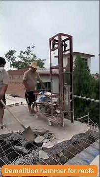 Concrete Roof cutting and Demolition Hammer: How to Use It Safely and Effectively