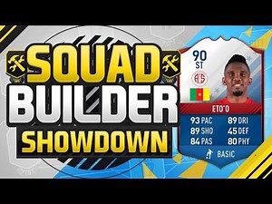 FIFA 17 SQUAD BUILDER SHOWDOWN!!! LEGENDARY FUT BIRTHDAY ETO'O!!! 90 Rated Special Eto'o Squad Duel