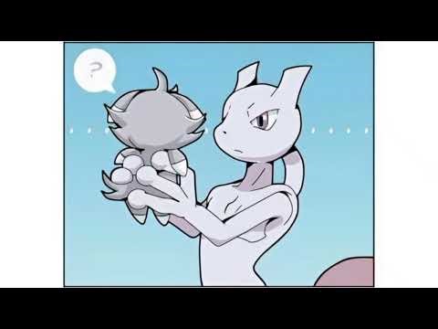 mewtwo also attracted her cuteness