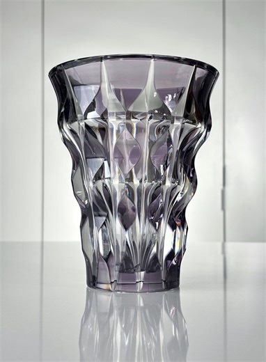 Val St. Lambert: Art Deco 'begonia' Vase – Amethyst Overlay Cut Crystal – Charles Graffart –signed and Numbered (ref. AD363) - Etsy