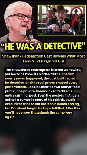 Shawshank Redemption Cast Reveals What Most Fans NEVER Figured Out #shorts