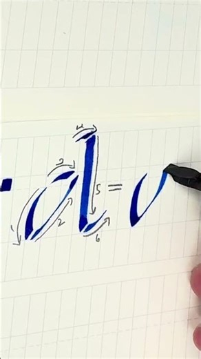 Formal Italic “d” Letter Tutorial | Calligraphy Practice Step by Ste