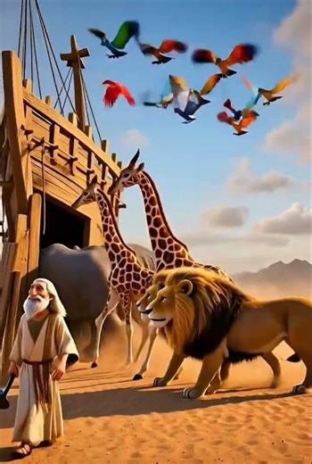 Noah's Ark in 30 Seconds 🌈🚢