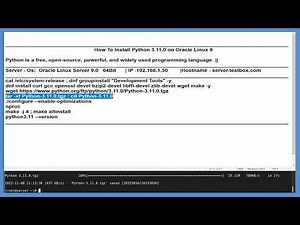 How To Install Latest Version Python 3.11 on Oracle Linux 9