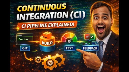 Continuous Integration Explained | CI Pipeline, Automated Builds Testing (DevOps Tutorial) | k4 coding