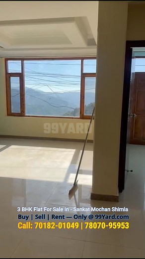 3 BHK Flat For Sale – Sankatmochan, Shimla | 99YARD 🏡 ✨ Prime Location | Drive-In | Covered Parking | Sunny All Day Property Details: * 🛏️ 3 Spacious Bedrooms * 🚿 2 Bathrooms * 🍽️ Modular Kitchen * 🛋️ Drawing & Dining Area * 🚗 Drive-in with Covered Parking * ☀️ Full Day Sunny Location * 📍 Peaceful & Residential Neighbourhood Perfect for family living, holiday home, or premium rental investment. 📞 Contact 99YARD: 70182-01049 | 78070-95953 🌐 www.99yard.com #99Yard #ShimlaProperty #Sankatm