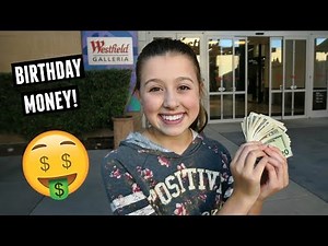 Spending All Her Birthday Money! Shopping Spree