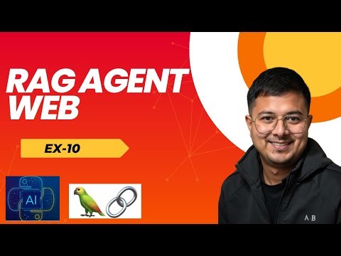 rag agent web | Langchain Tutorial Basic To Advance ex-10