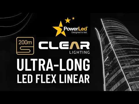 Ultra Long Flexible LED Solution - Up to 200 metres of light ⁨@powerleduk⁩ ⁨@clearlighting⁩
