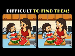 Ultimate Find the Difference Game 🎯 | Spot Hidden Objects | Brain Puzzle Fun