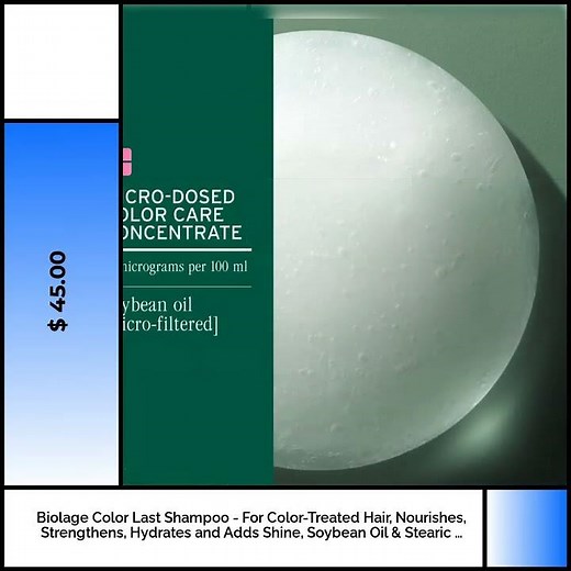 Biolage Color Last Shampoo - For Color-Treated Hair, Nourishes, Strengthens, Hydrates