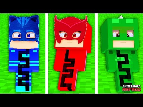 Esse é LABIRINTO dos PJ Masks no Minecraft