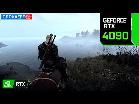 [4K] The Witcher 3: Next Gen RTX 4090 DLSS3 | PSYCHO Ray Tracing Graphics action gameplay