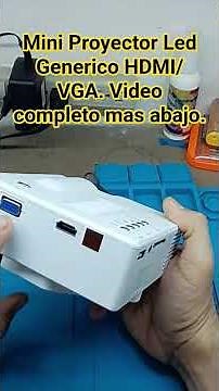 Generic Mini LED Projector HDMI/VGA. #projectors #projector #spain #unitedstates #technology