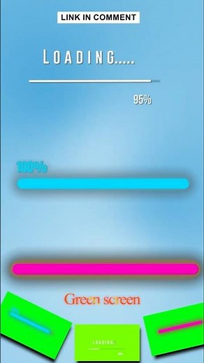 Loading Bar Green Screen Link in Comment – Copyright FREE (4K) #animation #greenscreen #loading
