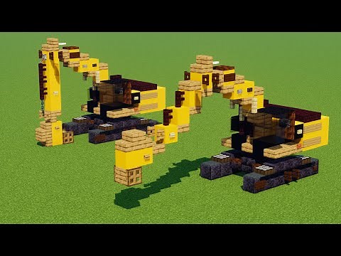 Minecraft Excavator CAT 336E Construction Tutorial