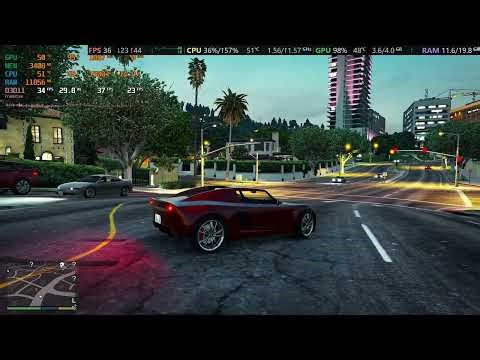 GTA V Legacy FULL HD resolution on LENOVO THINKPAD T14 G2 AMD (UPDATED)
