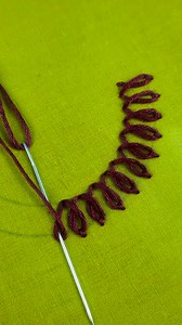 Amazing hand embroidery neck border || simple border #trending #embroidery #borderdesign //#reels #shorts | Cherry Blossom