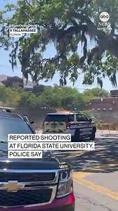 #BREAKINGNEWS: At least four people are injured in a shooting at Florida State University in Tallahassee, multiple sources told ABC News. Videos show emergency responders at the scene as students appear to flee. | ABC7