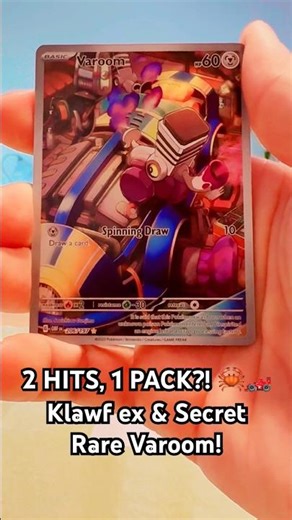2 rares in one pack! #pokemon #pokemontcg #obsidianflames #pokemoncards #collector