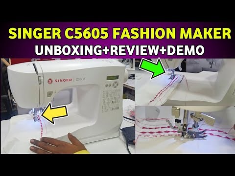 Singer Sewing Machine l Latest Model C5605 l Demo How To Use #singersewingmachine #sewingmachines