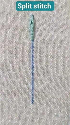 how to do a split stitch