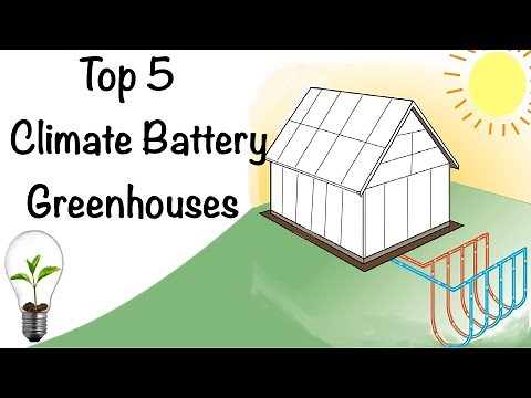 Top 5 Greenhouse Climate Batteries giving Free Heat in the Winter!