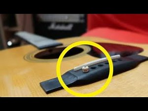 The BEST WAY to remove a STUCK Acoustic Guitar BRIDGE PIN!