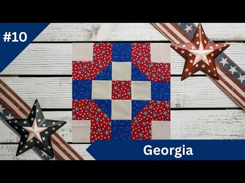 Stella Maris Quilts - Georgia - 50 State Series